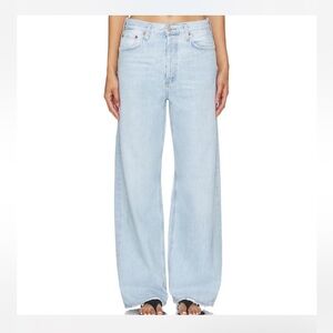 Agolde low slung baggy jeans size 23: 100% regenrative cotton